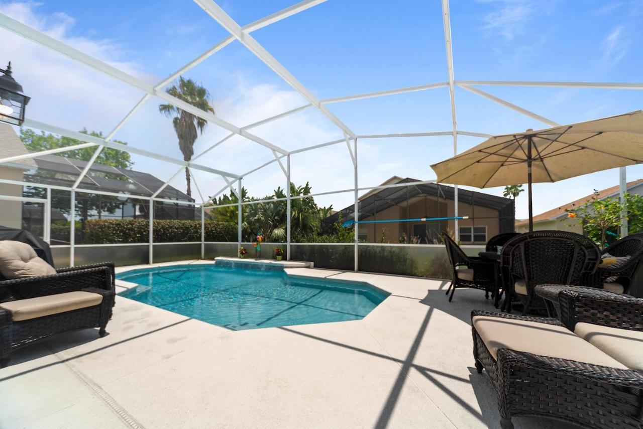 شقة Private Oasis In Kissimmee - Pool, Bbq, Free Parking أورلاندو المظهر الخارجي الصورة